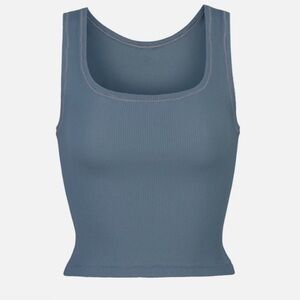 Skims cotton ribbed crop tank
